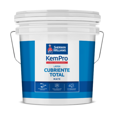 LÁTEX KP CUBRIENTE TOTAL MATE BLANCO TIN 4GL